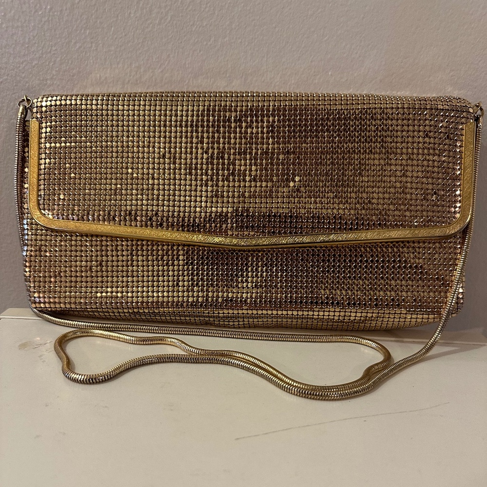 Vintage Metal Clutch RARE Glomesh